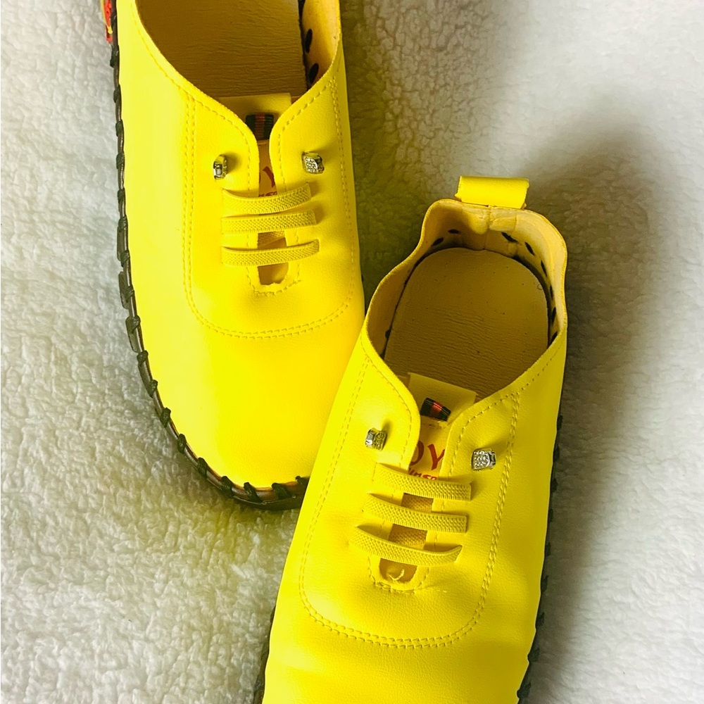 OY Handmade Soft Faux Leather Flats - Picture 3 of 10